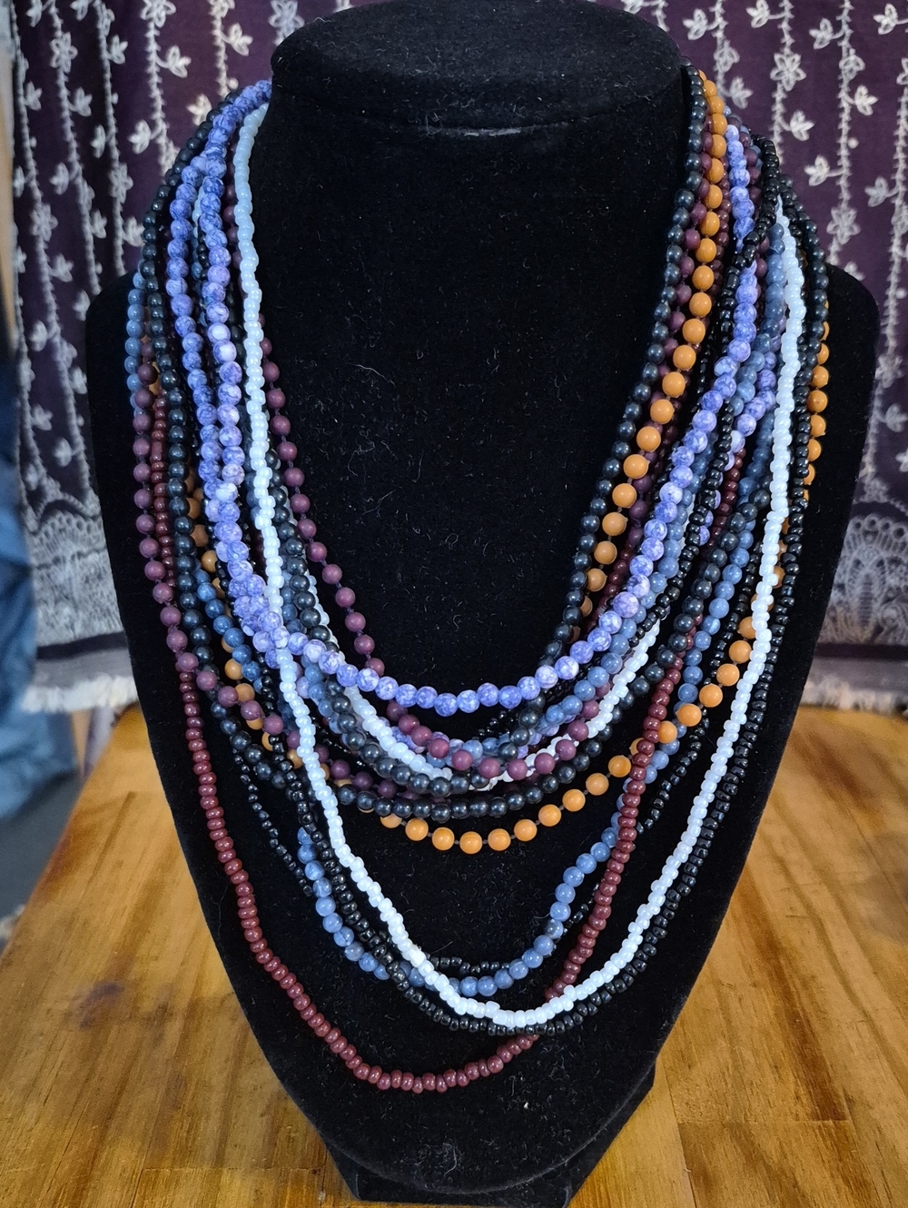 Multicolor Beaded Layered Necklace - Women Jewelry